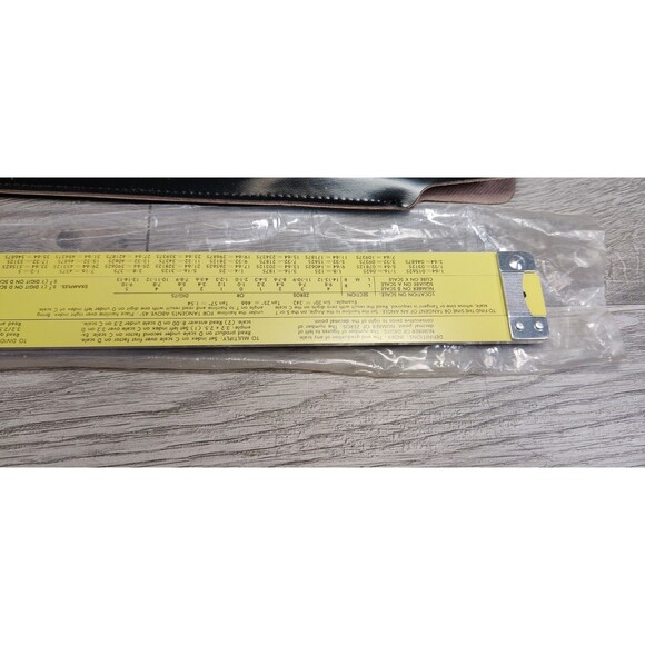 Vintage Pickett 902-ES All Metal Slide Ruler w/Original Box & Instructions, Case - Picture 8 of 15